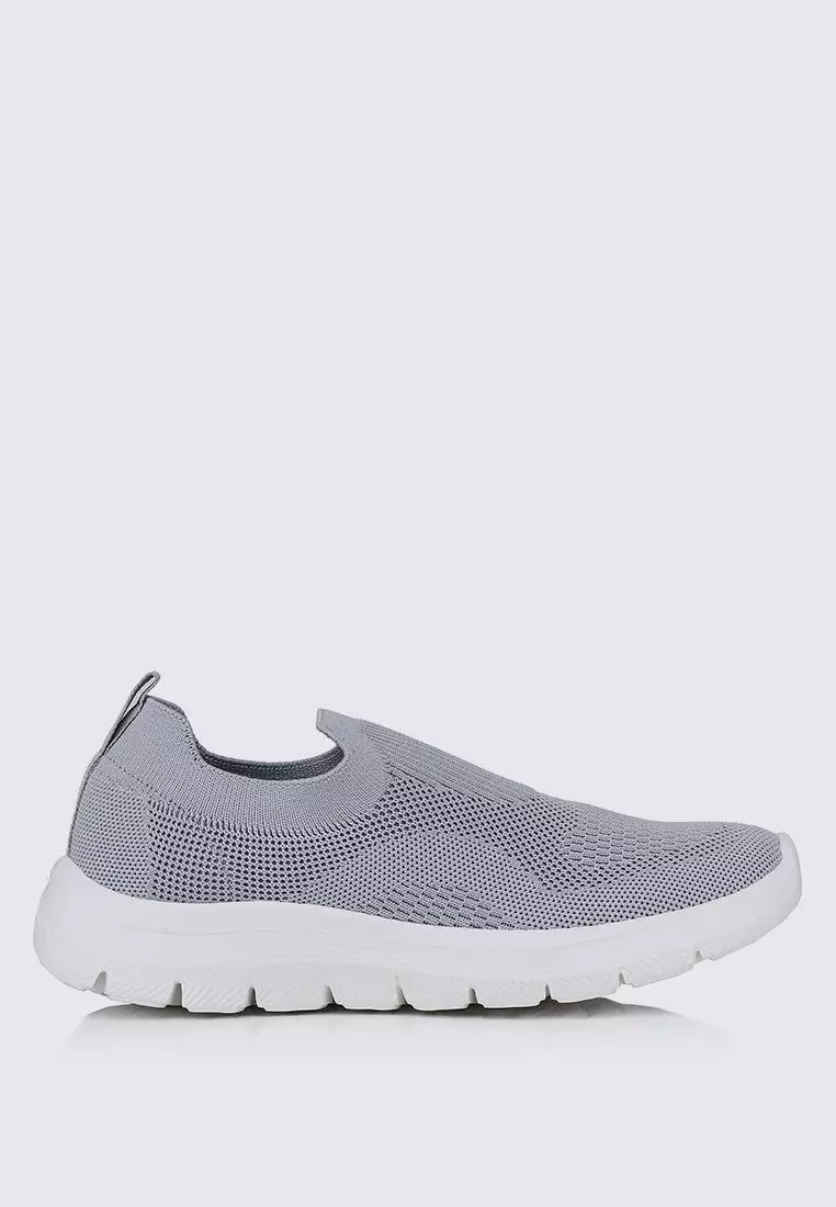 Discount on My Ballerine  shoes - SKU: My Ballerine WalkEase Comfy Sneakers In Grey