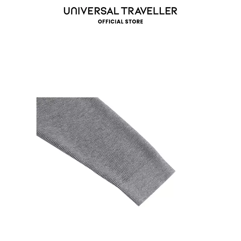 Universal Traveller Waffle Crew Neck Knitted Sweater KS23111
