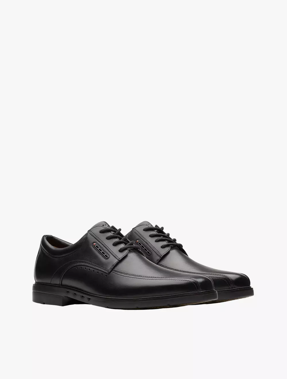 Clarks Un Kendric Way Black Leather