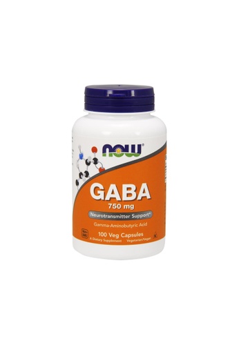 Now Foods Now Foods, GABA, 750 mg, 100 Veg Capsules F091BES154583BGS_1