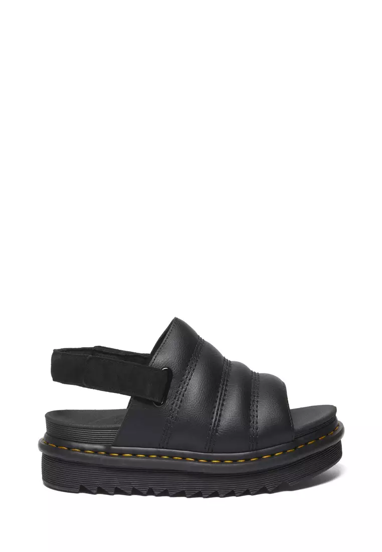 Discount on Dr. Martens  shoes - SKU: Kole Athena Leather Black Sandals Women