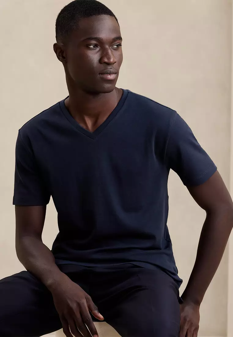 Luxury v neck t shirts top
