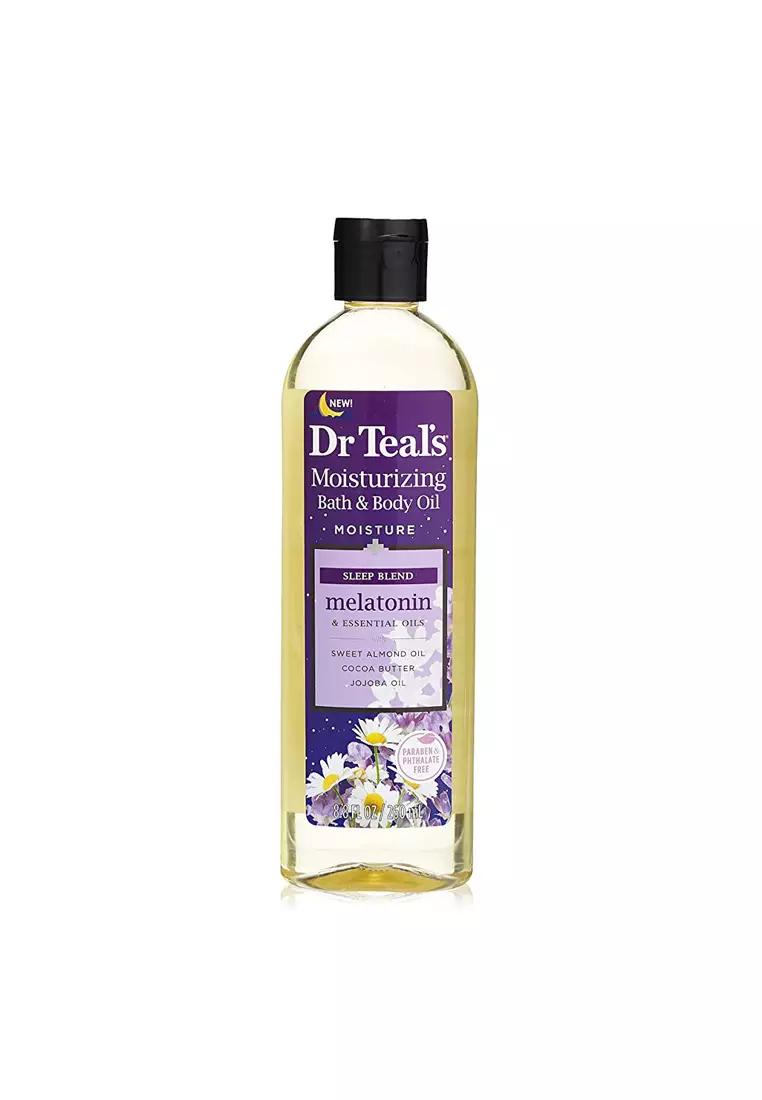 [New] Dr Teal's Moisturizing Melatonin Sleep Blend Bath And Body Oil