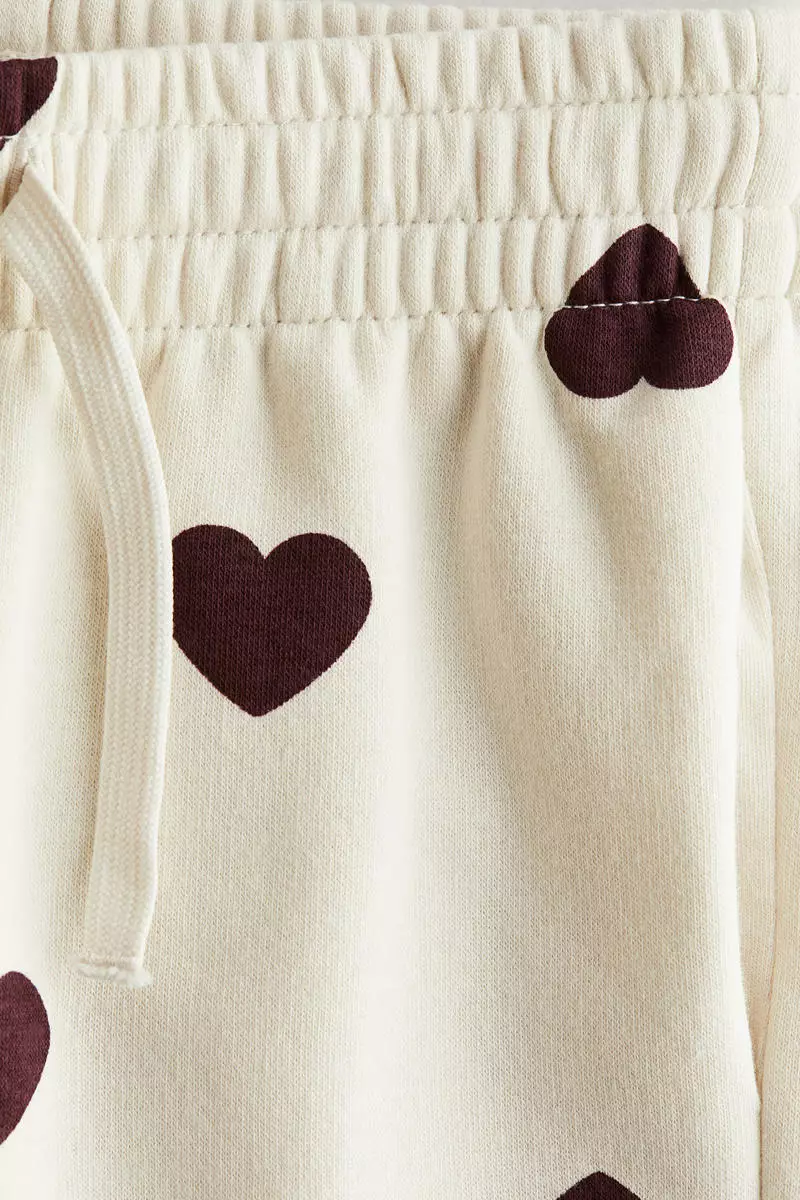 Brushed-inside joggers