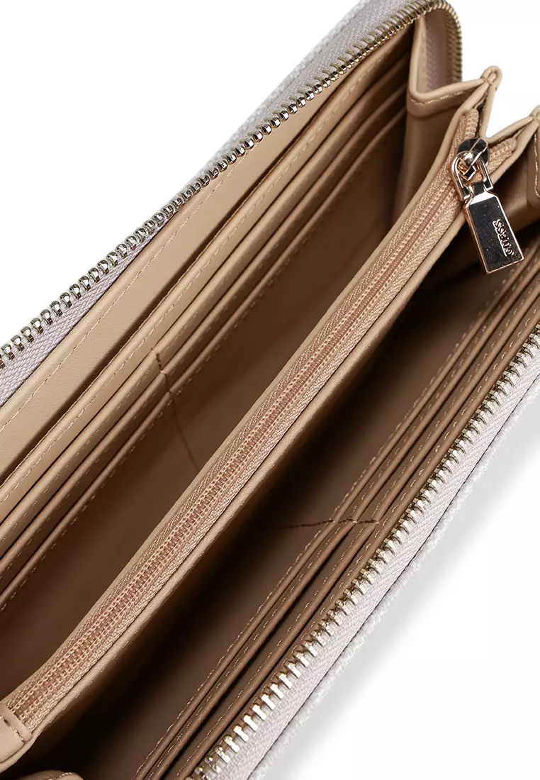 GUESS Laurel Zip Around Wallet - Portafoglio Grande Con Zip Donna In Pelle Sintetica - Foto 9