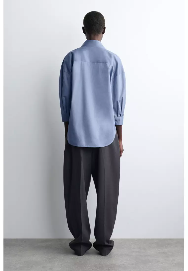 SCULPTURAL COTTON SHIRT