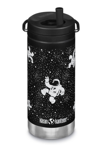 Klean Kanteen black Klean Kanteen Insulated Tkwide 12oz Water Bottle (with Twist Lid) (Astronauts) 270A0AC89A0BA0GS_1