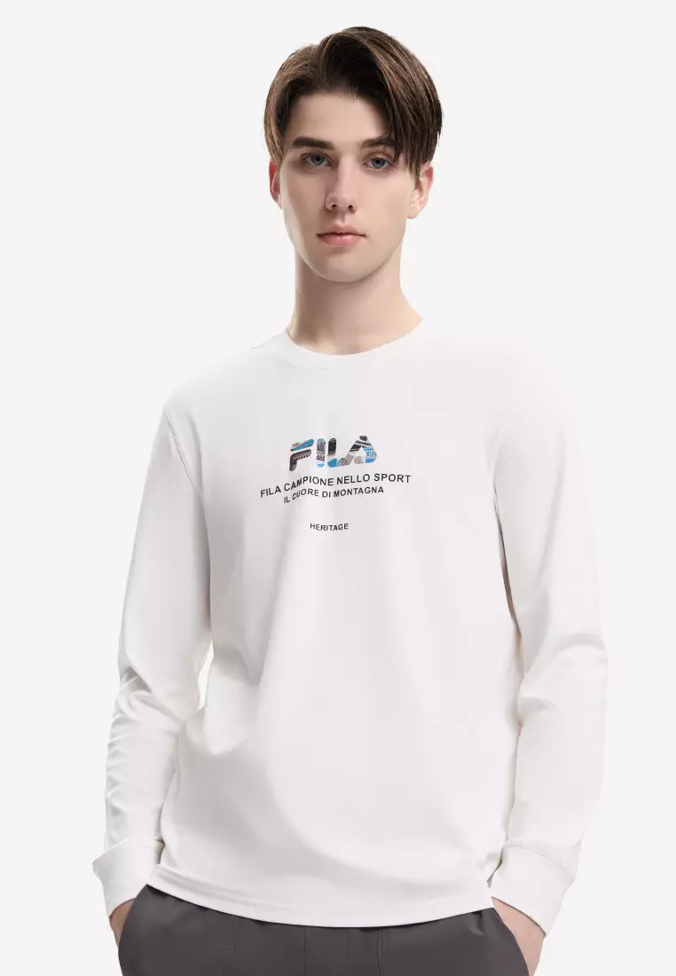 Fila heritage sweatshirt clearance