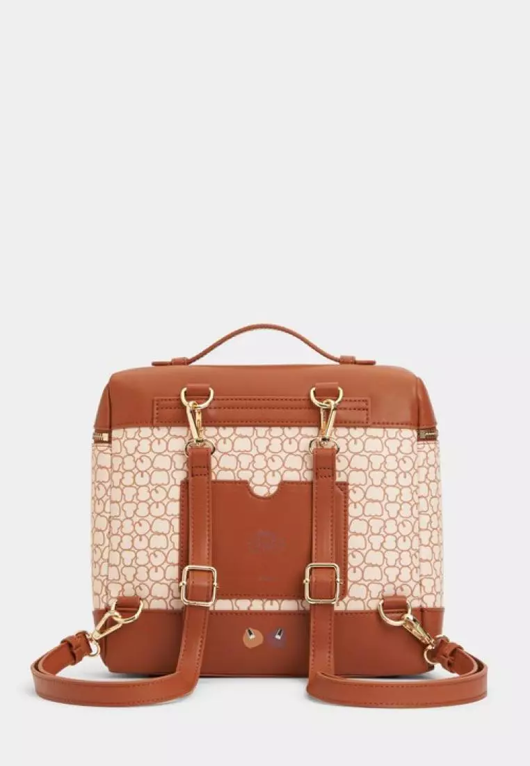 Tracey x Tsum Tsum Monogram Boxy 2-Way Bag Backpack Sling Bag