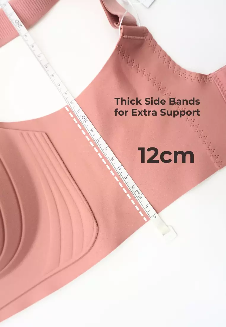 3 Pack Wynter Plus Size Wireless Bra Bundle - Taupe, Black, Brown