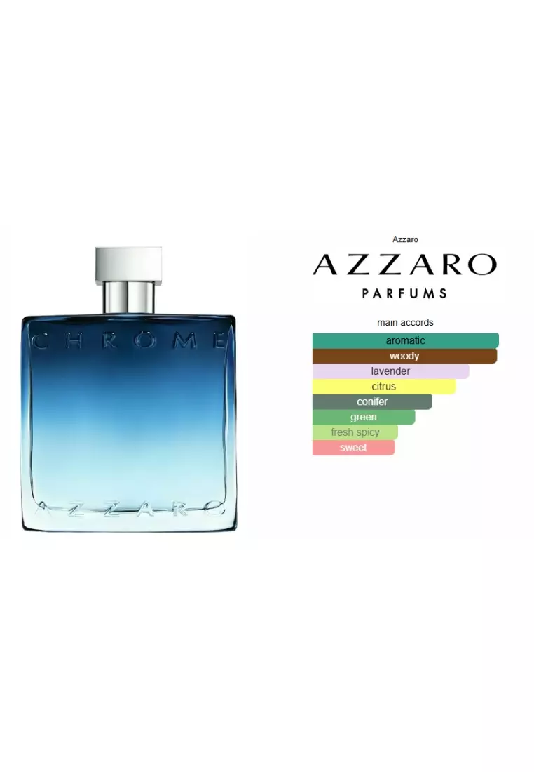 Azzaro Chrome Man EDP - 100 ML (Parfum Pria)