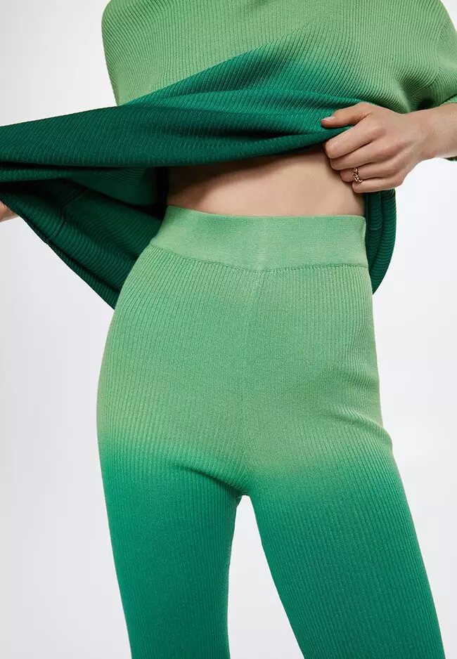 Degraded Knit Trousers