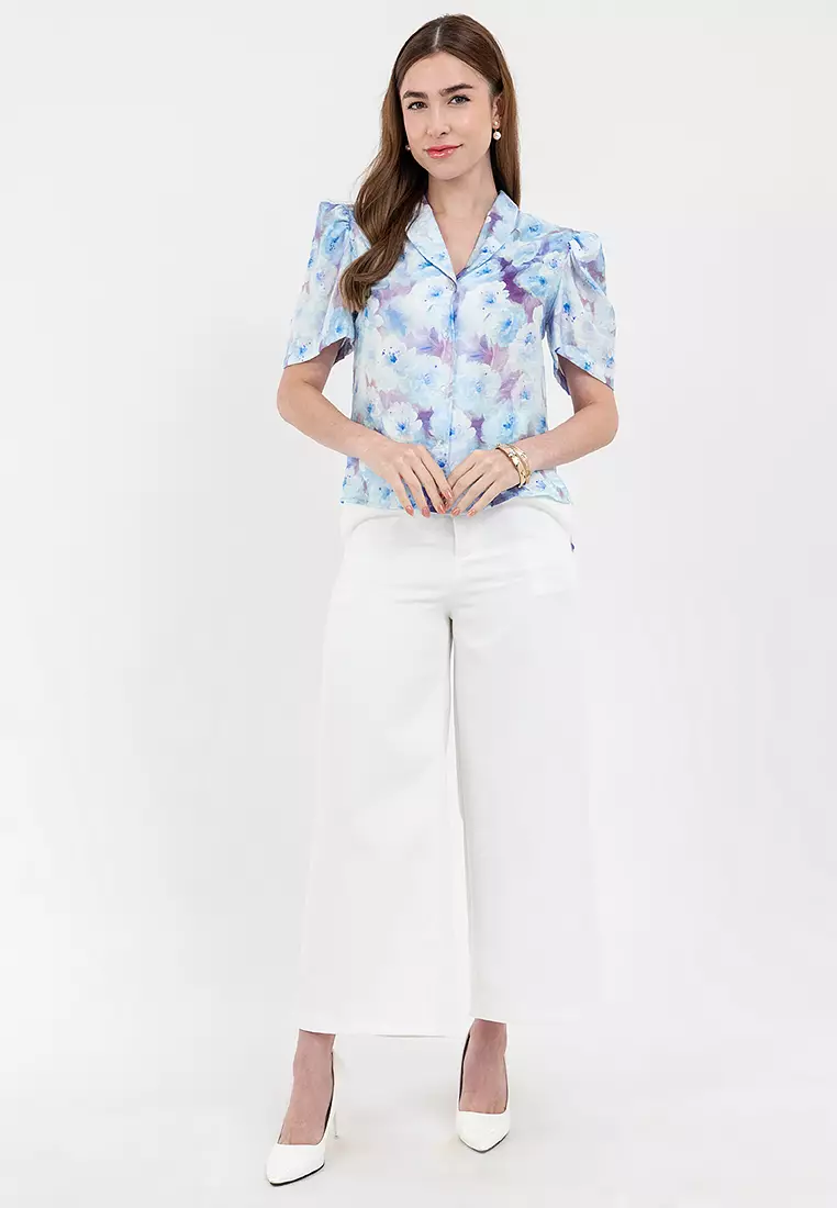 AEMIE Filipiniana Butterfly Sleeves Blouse
