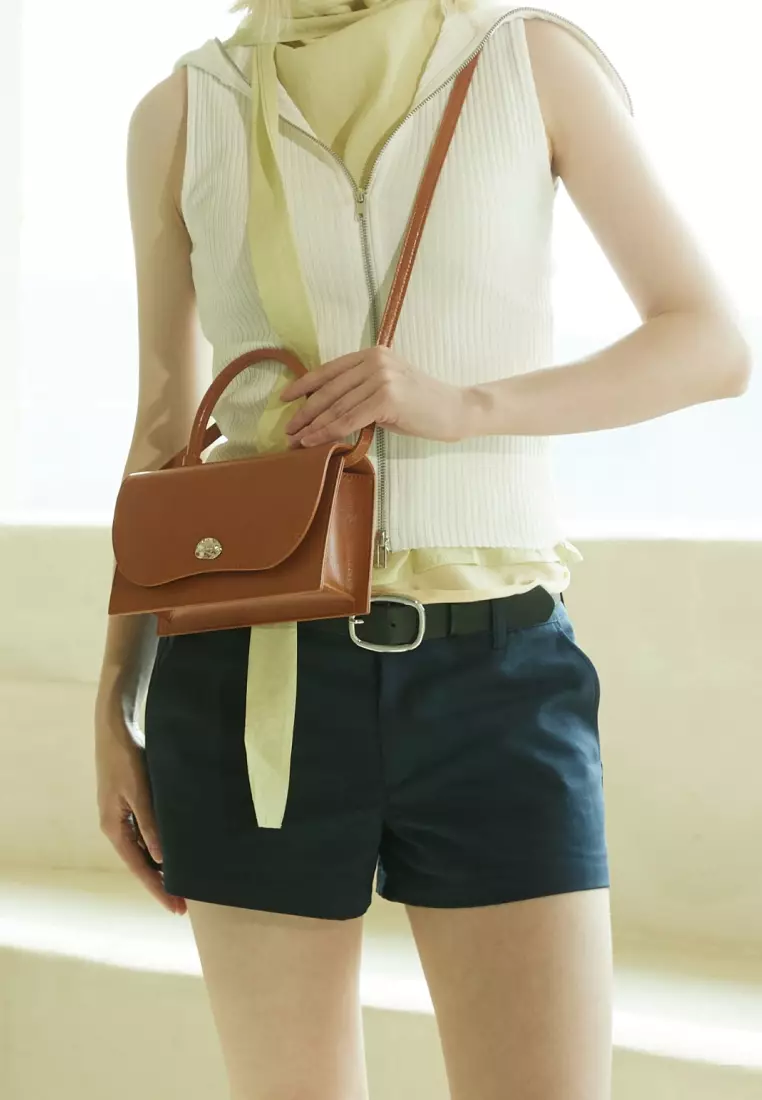 ARCH Vegan Leather Crossbody Bag Cinnamon