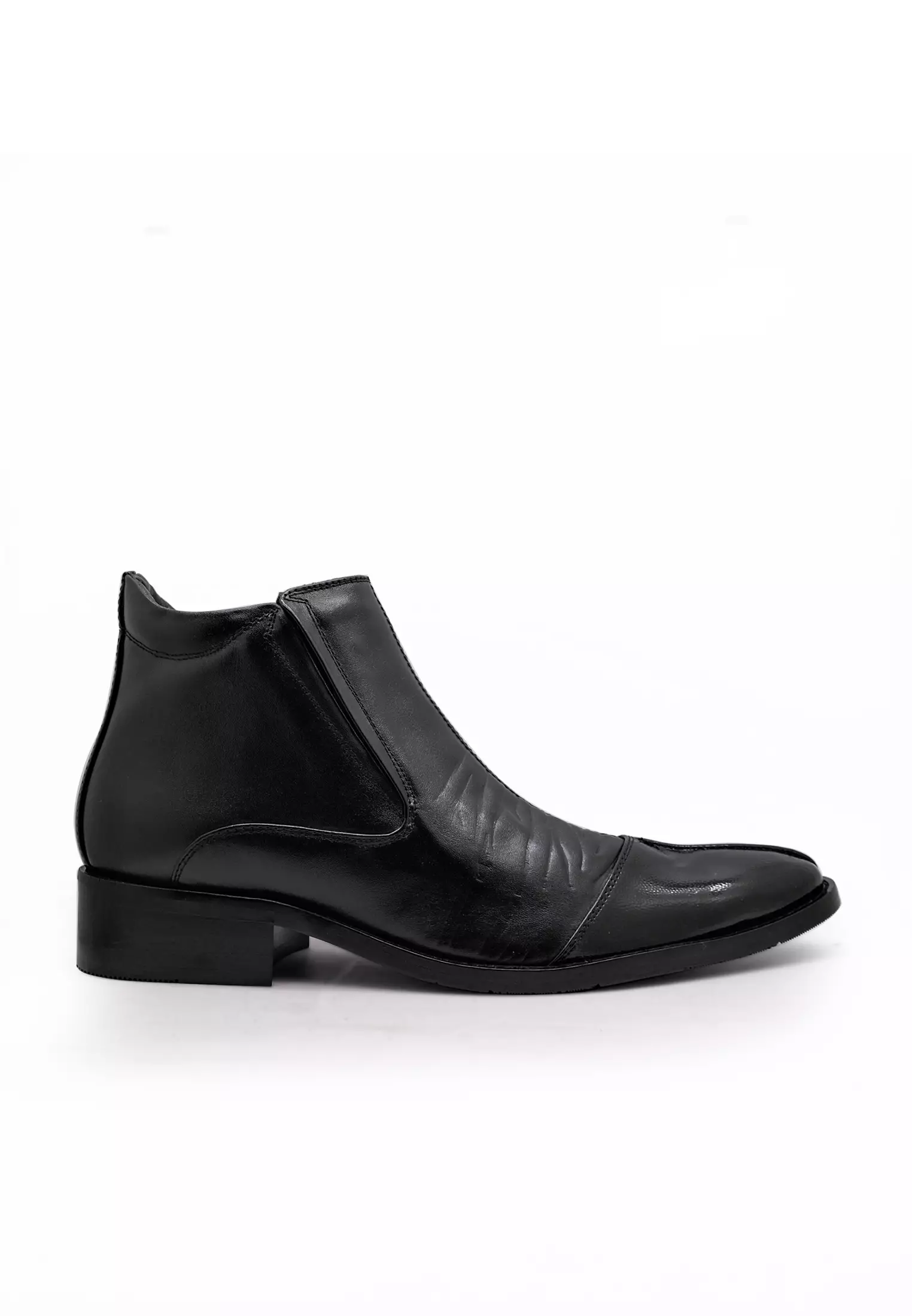 Andrean  Sepatu Boots Formal Pria Kulit Asli
