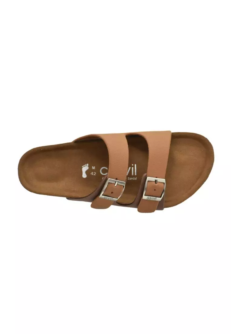 Carvil Sandal Pria Munich-02 M Stone/Brown