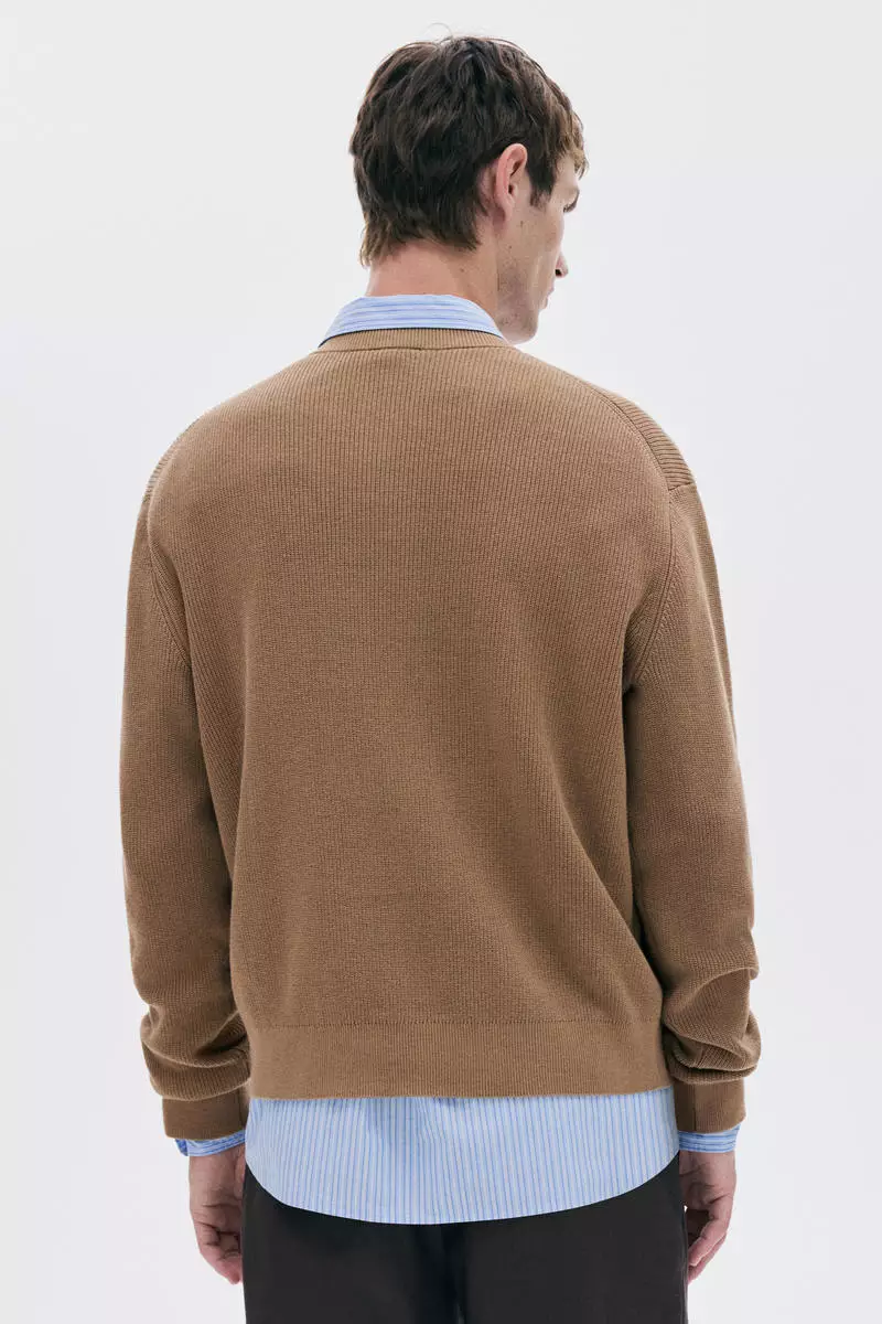 Regular Fit Rib-knit jumper