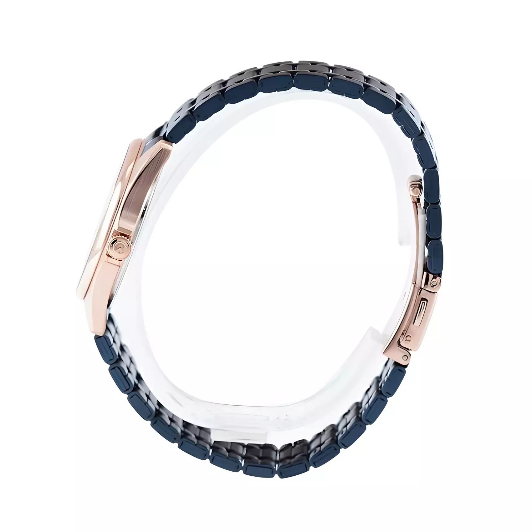 Alexandre Christie - Jam Tangan Analog Wanita - Blue Rose Gold - Stainless Steel - 8661 LDBURBU