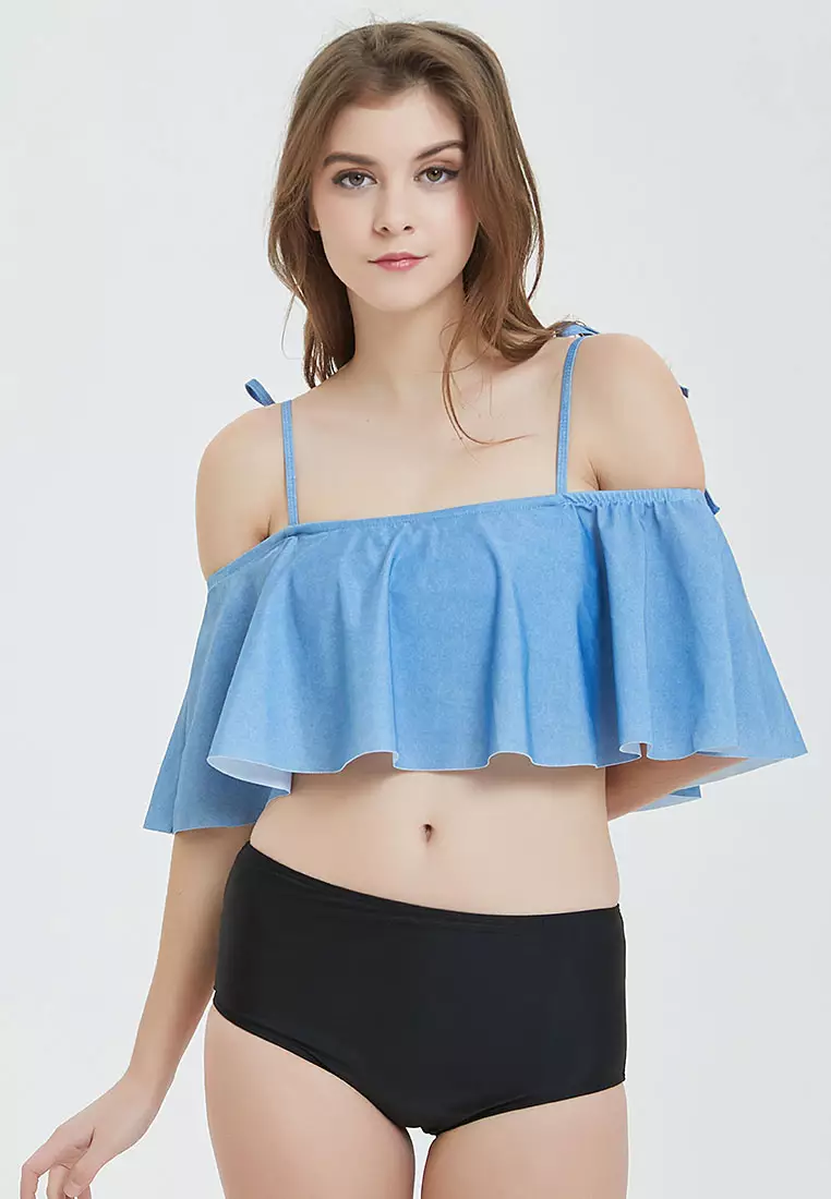 Off the clearance shoulder swimsuit top