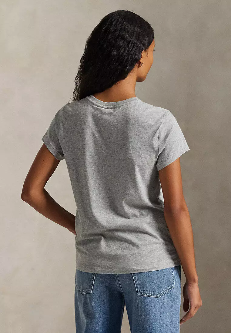 Classic Fit Cotton Jersey Crewneck Tee