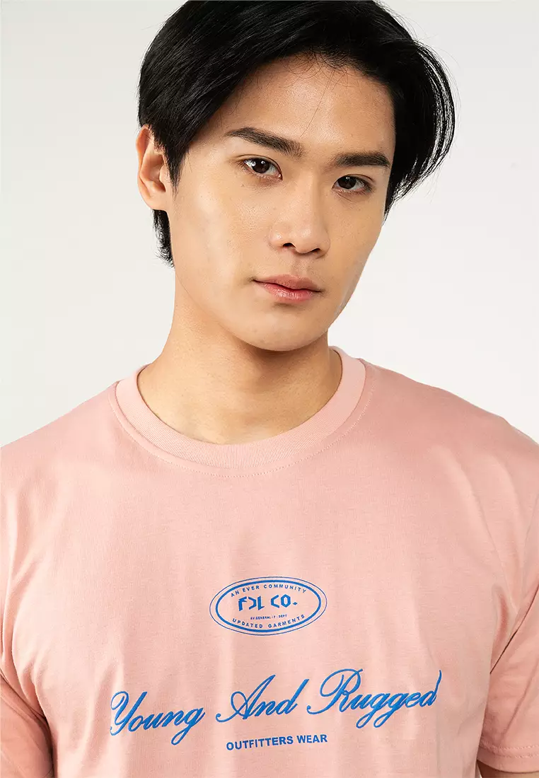 Young and Rugged Printed Tee