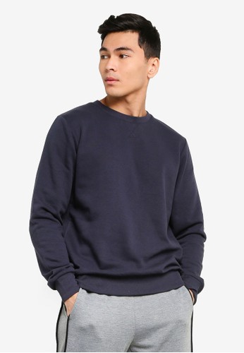 navy crew sweatshirt