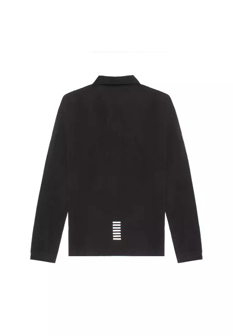 Armani long online sleeve polo shirt