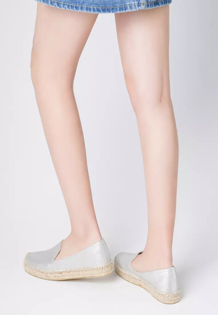 Platform Cow Leather Espadrilles HB7101