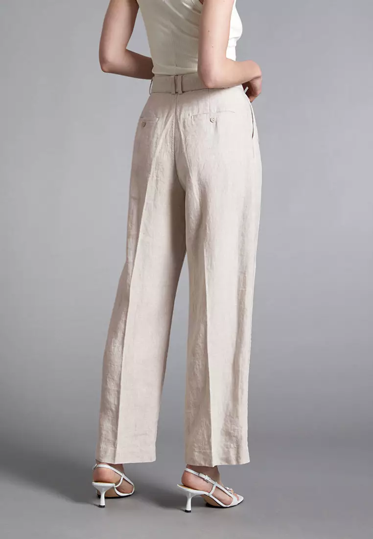 Buy & Other Stories Flared Linen Trousers Online
