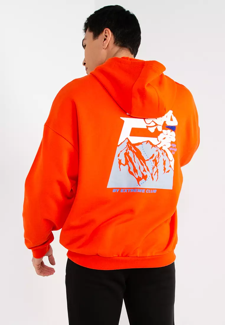 Orange zeitgeist outlet hoodie