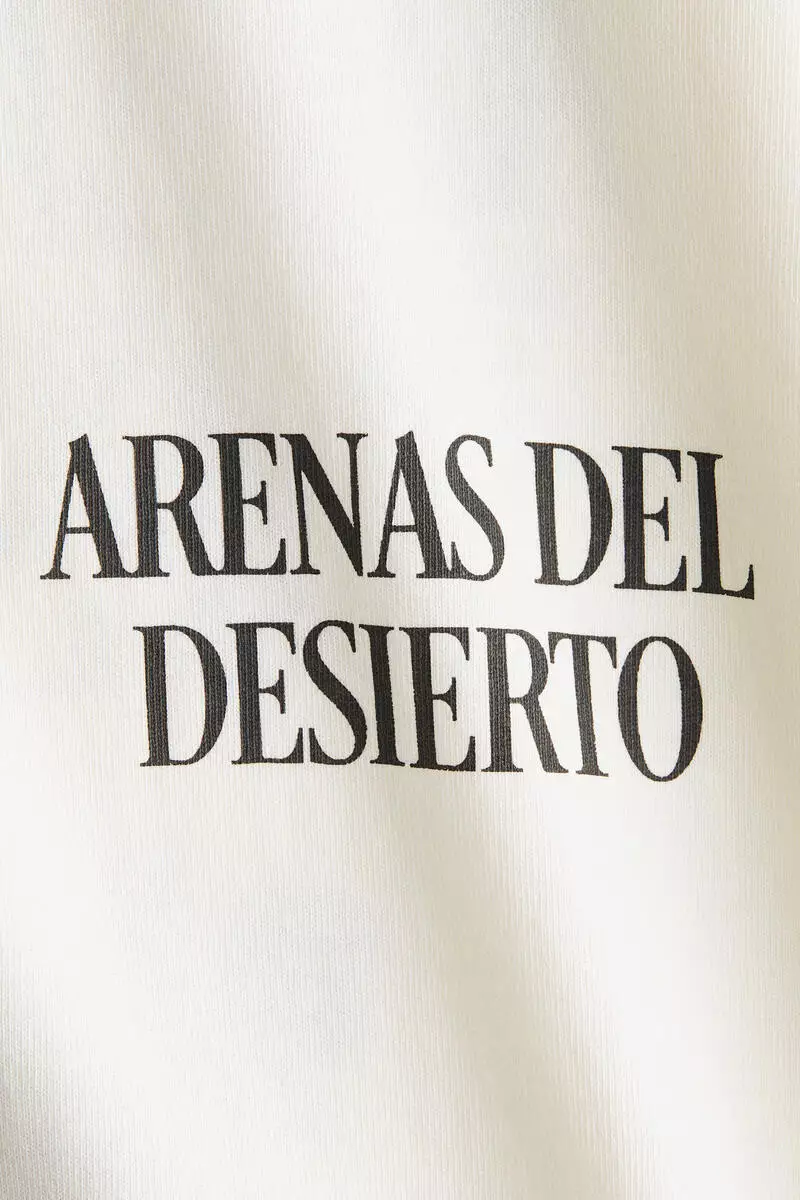 Oversized print-motif T-shirt