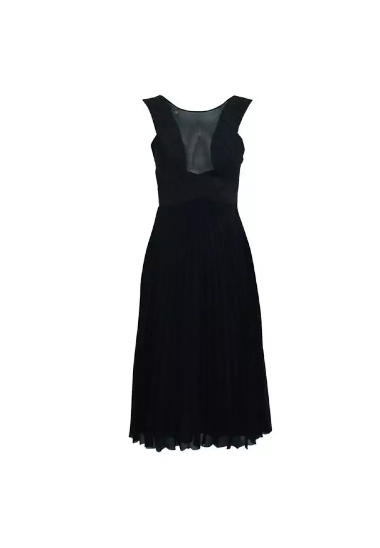 Elegant hot sale pleated dresses