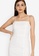 ZALORA BASICS white Broderie Crossover Back Mini Dress 4D692AACBB626CGS_3