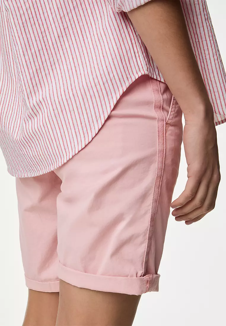 Cotton Rich Tea Dyed Chino Shorts