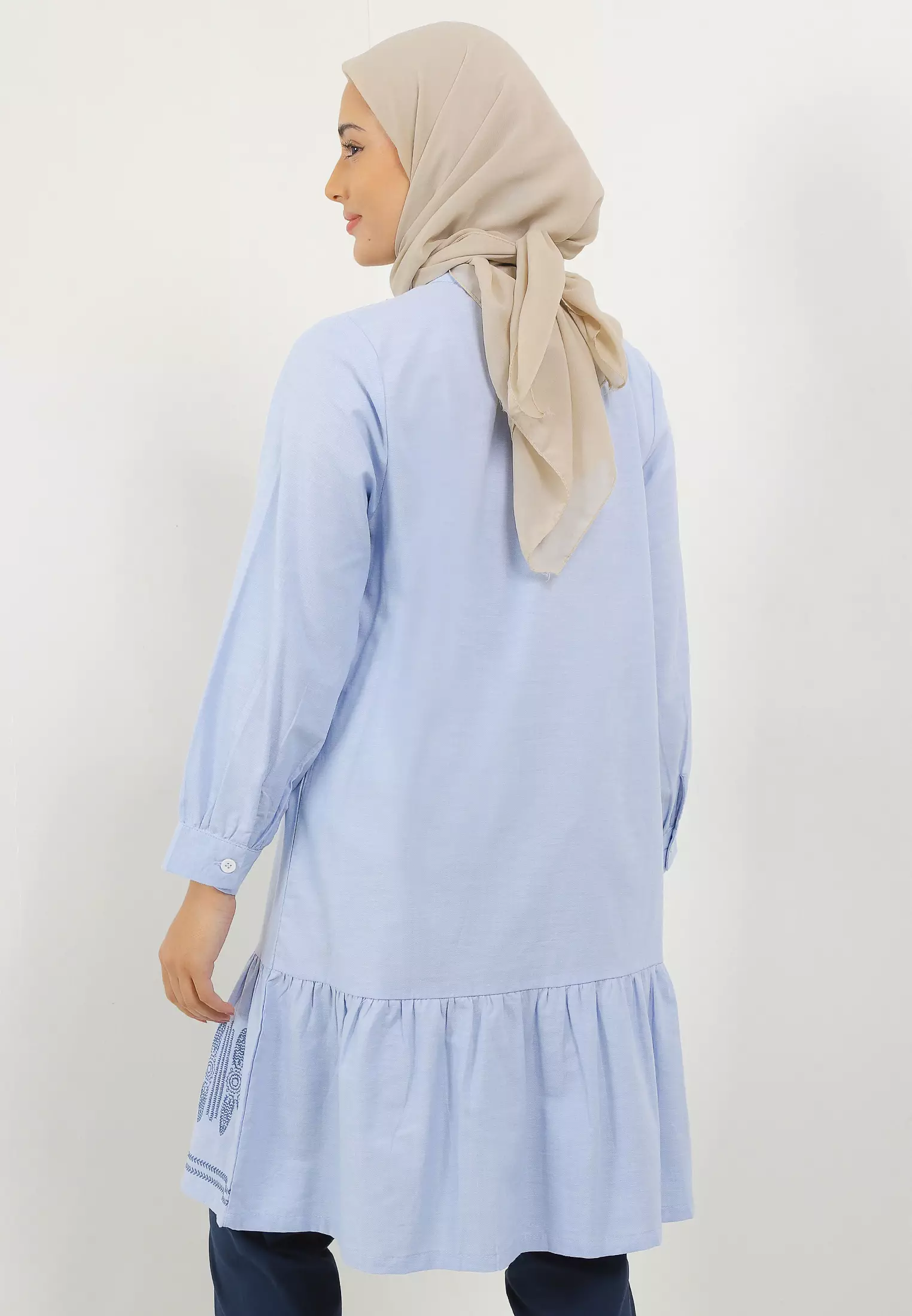 MFMW Udom Tunik Blue Motif