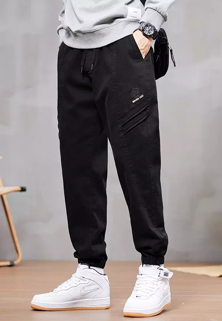 Buy Slim Fit Jogger Pants with Drawstring Waist Online at Best