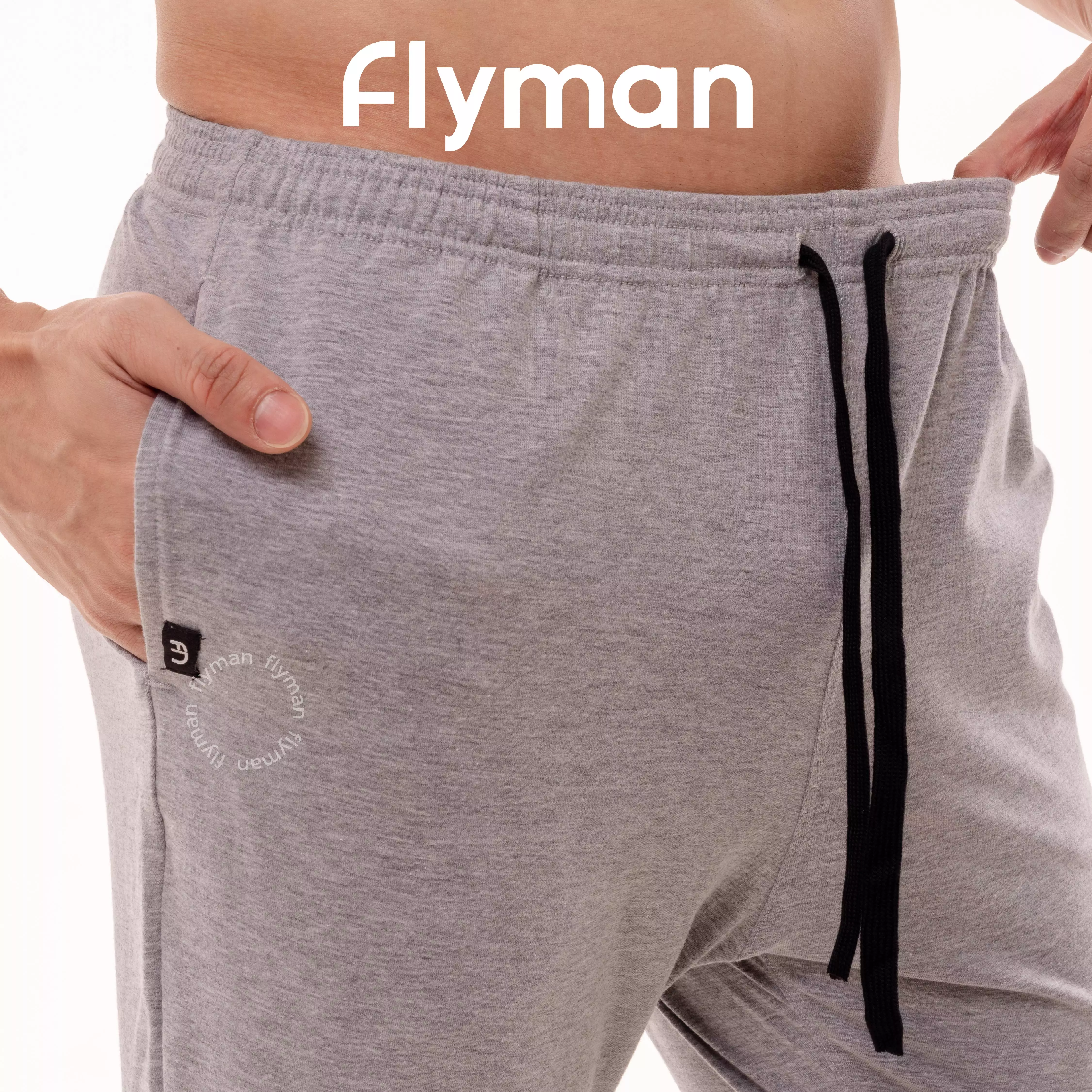 Flyman Relaxing Jogger Pants 1 pcs FM 3356 - Ash