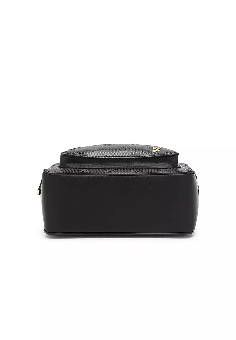 Women's Monogram Top Handle Bag / Sling Bag / Crossbody Bag (手拿袋 / 斜孭袋) - 黑色