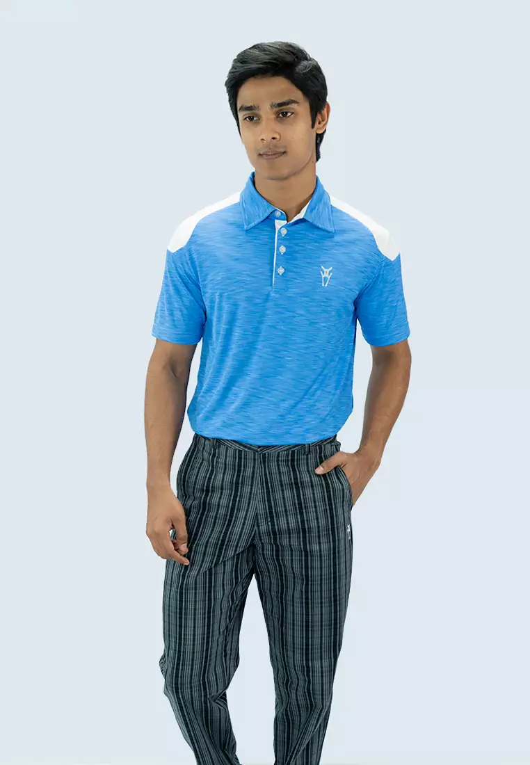 Amnig Men Endeavor Polo (Ultramarine/White)