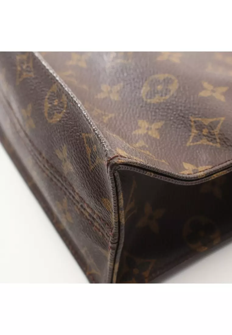 Used Louis Vuitton Sack Plastic /Tote Bag/Pvc/Brown/Brown/M51140