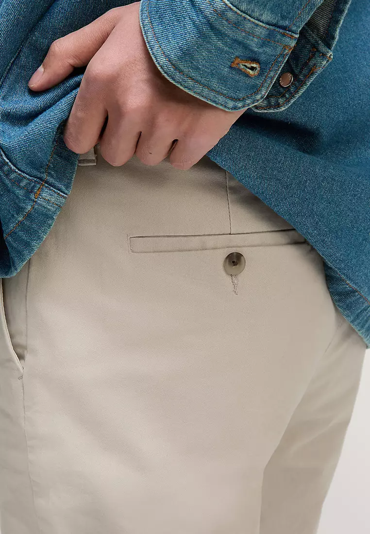 Regular Fit Stretch Chino Shorts