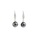 Glamorousky black 925 Sterling Silver Fashion and Elegant Black Freshwater Pearl Earrings with Cubic Zirconia 5BEB4ACDDDD77EGS_1