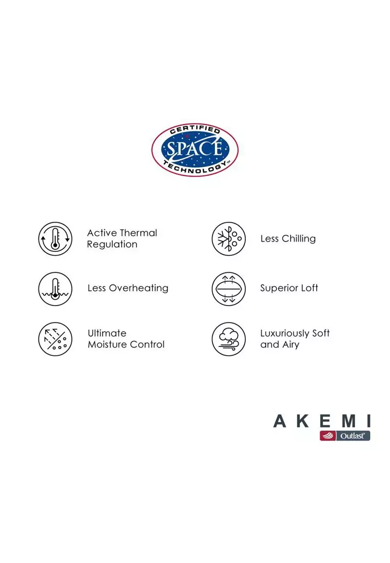 Buy AKEMI AKEMI Outlast Alternative Latex Pillow. Online ZALORA Malaysia