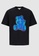 URBAN REVIVO black Bear Detail T-Shirt EFEC3AAA11AEE7GS_5