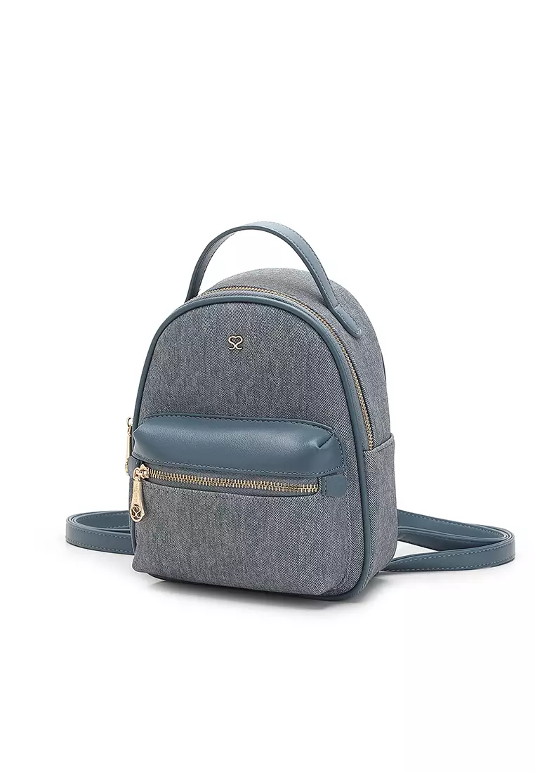 Women's Mini Backpack (Tas Ransel Wanita & Tas Punggung Wanita) - Biru