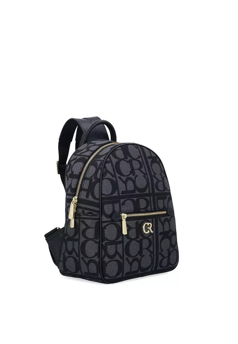 Carlo GEO Jacquard Backpack - Black