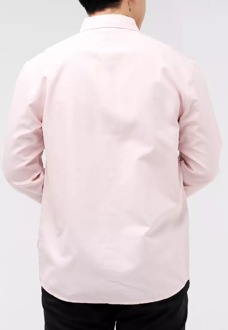 Woven Oxford Polo Long Sleeves