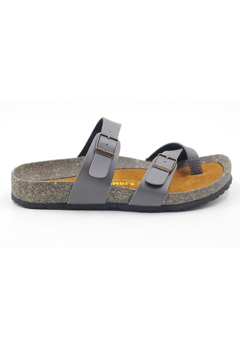 SoleSimple grey Dublin - Grey Sandals & Flip Flops & Slipper 3EC0CSH0D32854GS_1