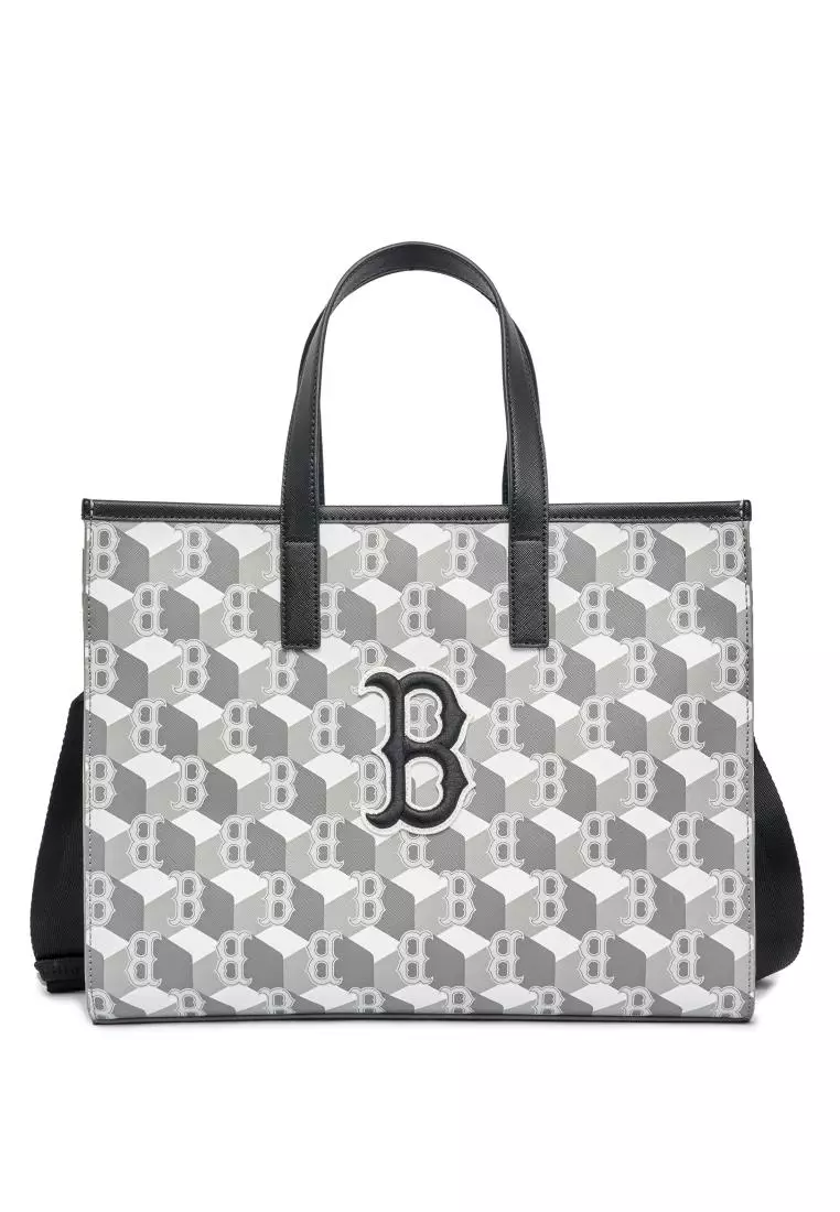 Mlb Bags Cheap Price - Cube MonograM-tote Boston Redsox