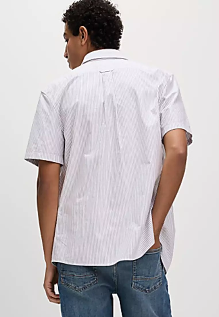 Ultimate Pure Cotton Striped Oxford Shirt